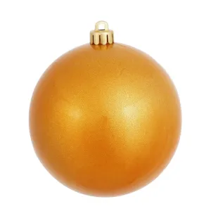 10" Antique Gold Candy Ball Ornament