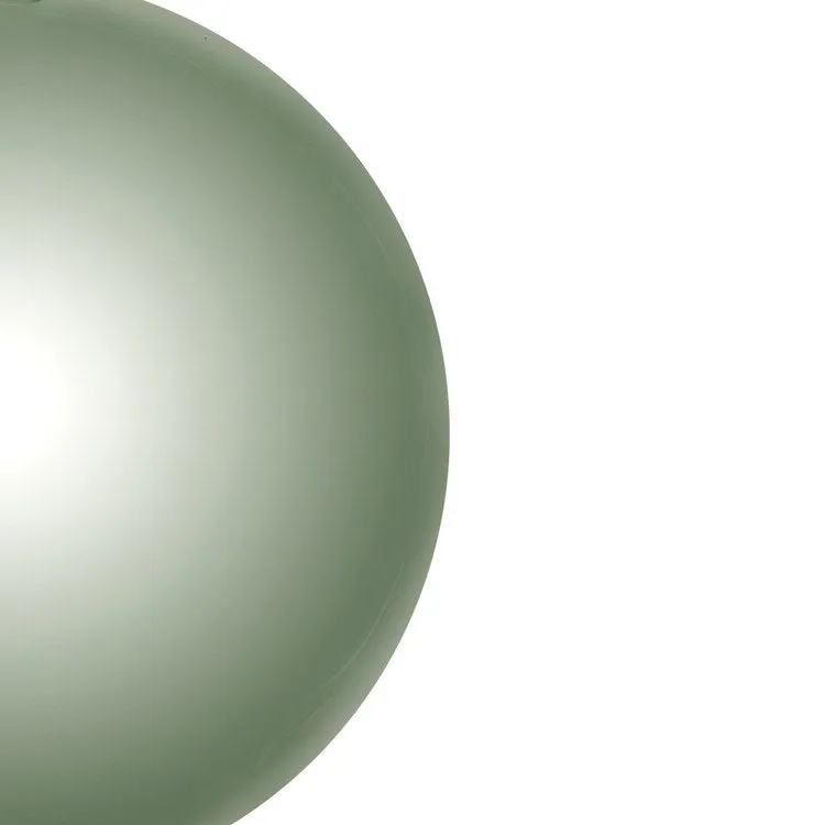10" Frosty Mint Shiny Ball Ornament