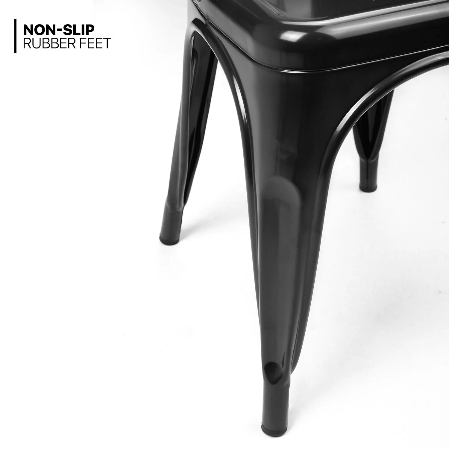 4 Pcs Stackable Dining Chair
