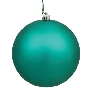 6" Sea Foam Matte Ball Ornaments 4-Pack