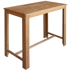 Acacia Wood Bar Table