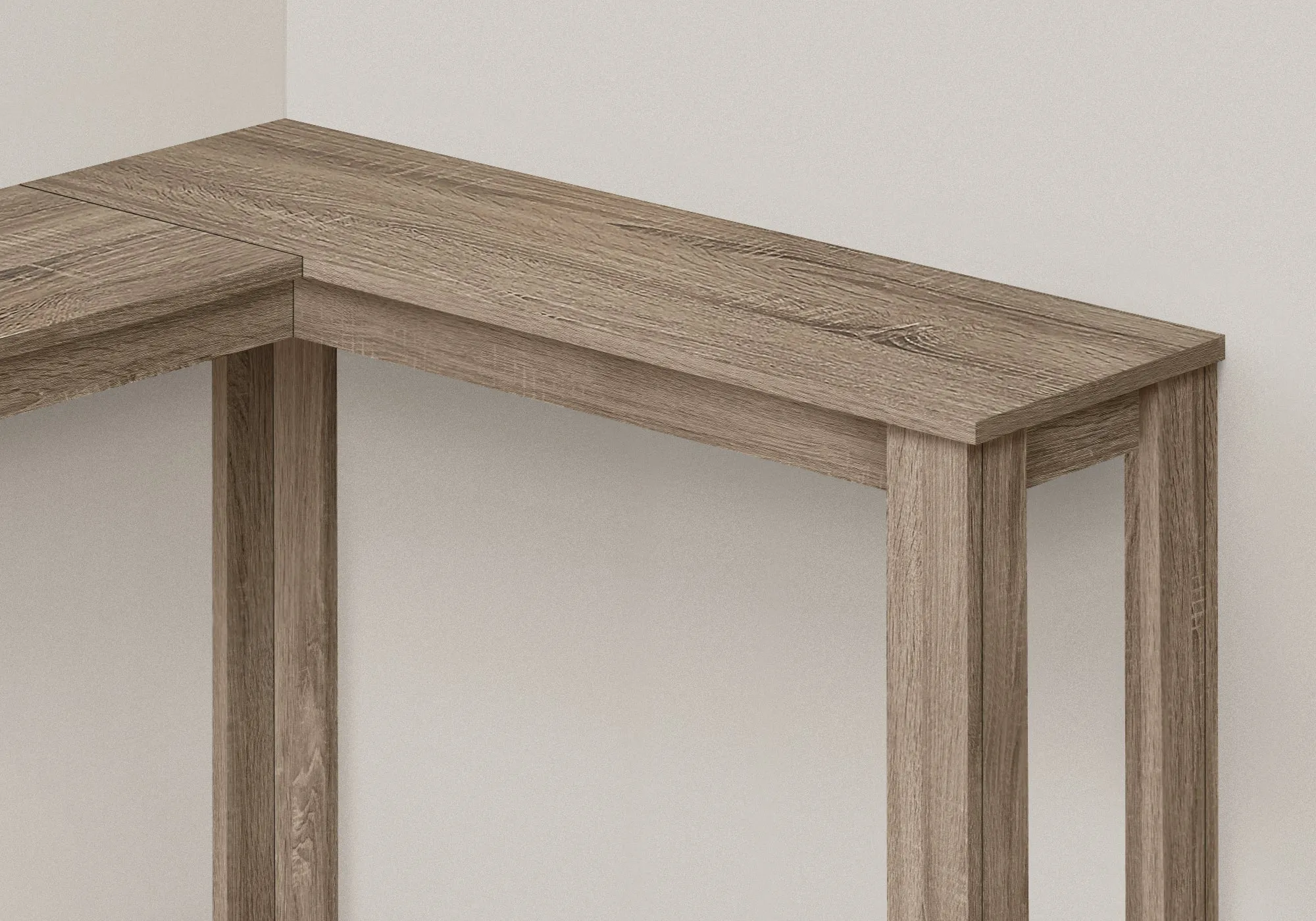 Accent Table - 36" / Dark Taupe Corner Console