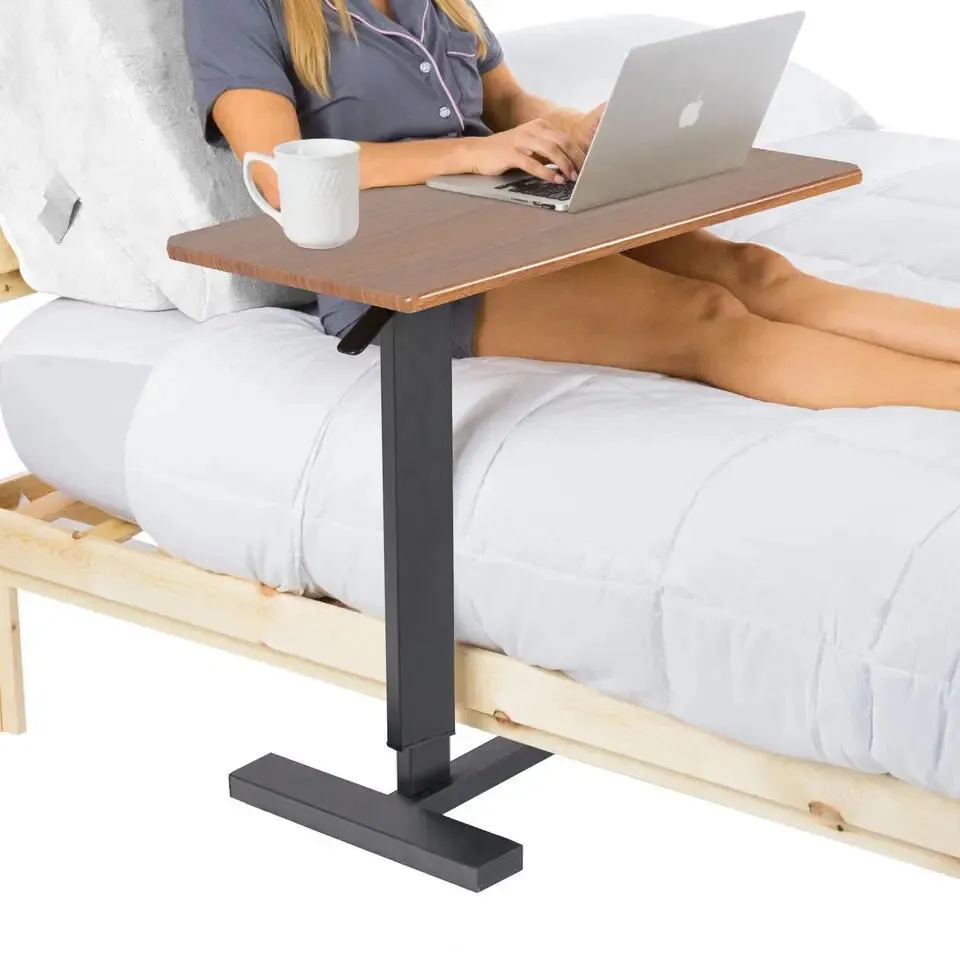 Adjustable Overbed Table For Medical Or Home Use