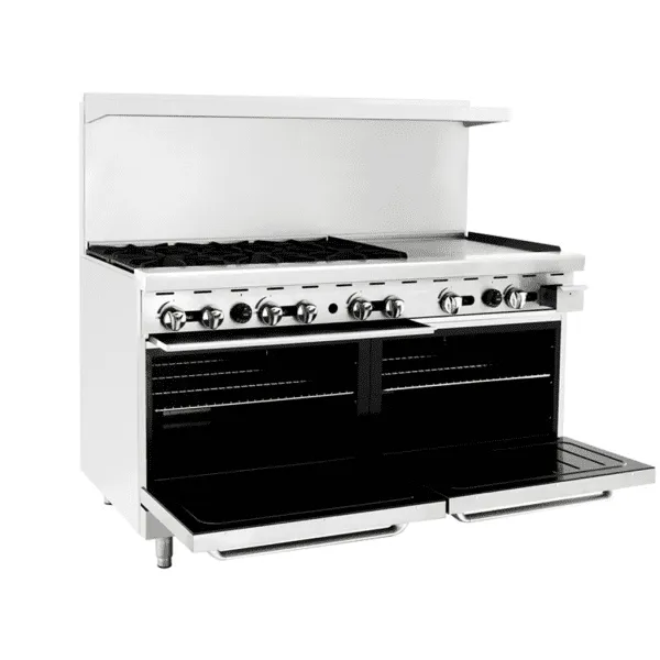 Atosa AGR-6B24G-NG 60" CookRite Range Natural Gas with 24" Griddle