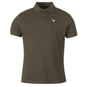 Barbour Sports Mens Polo Shirt - Dark Olive