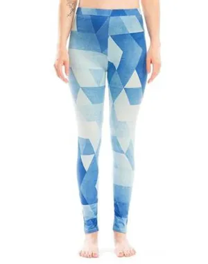 Blue Pattern Legging