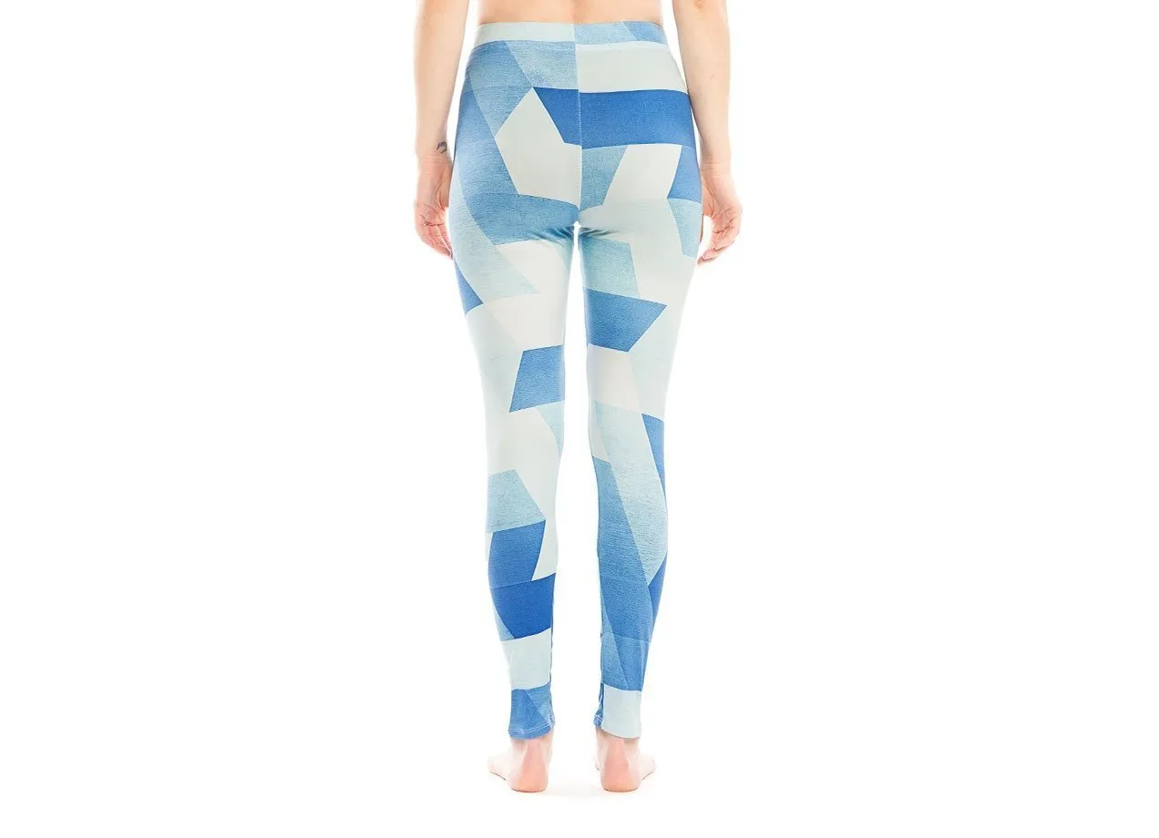 Blue Pattern Legging