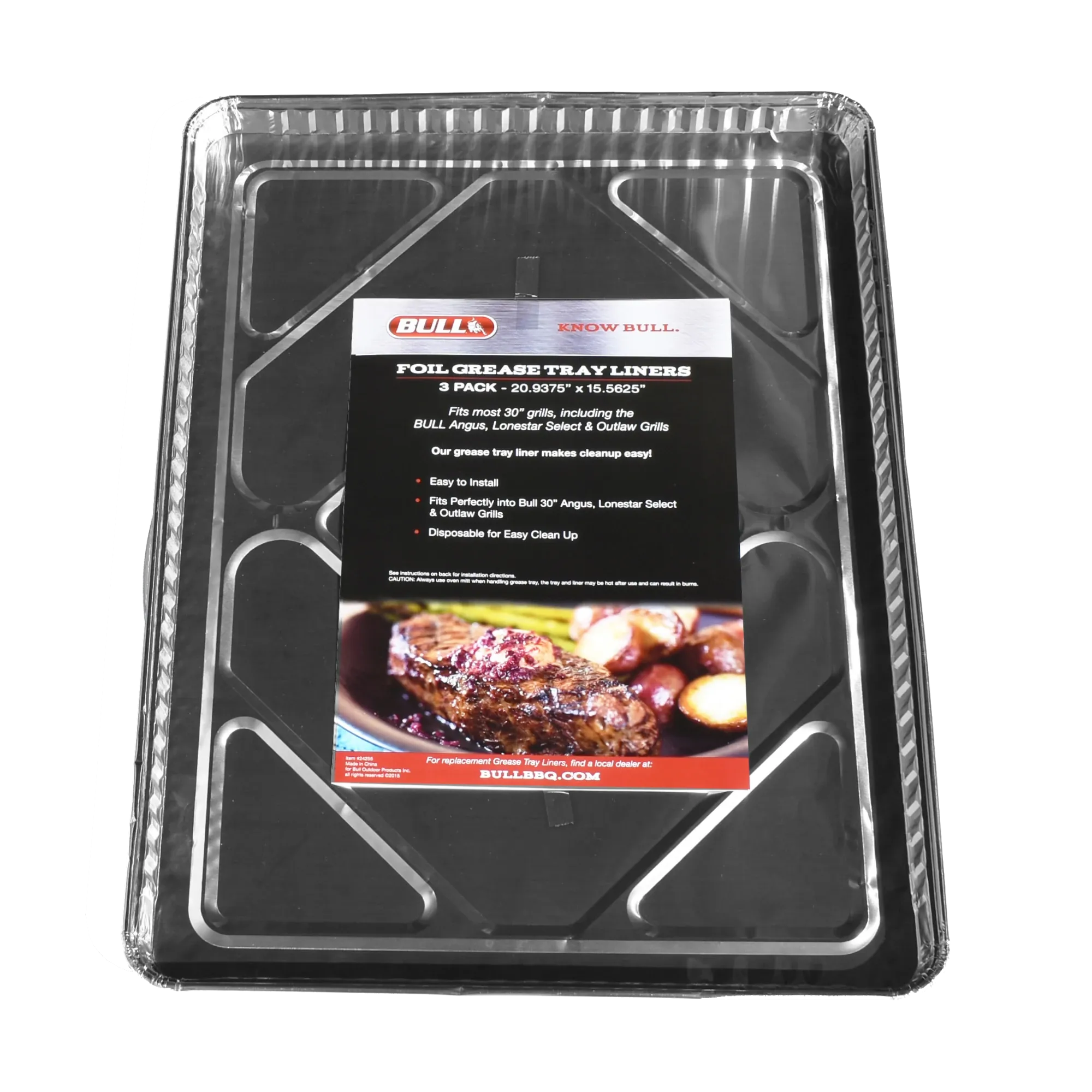 Bull 24268 30-Inch Grease Tray Liners 12pk