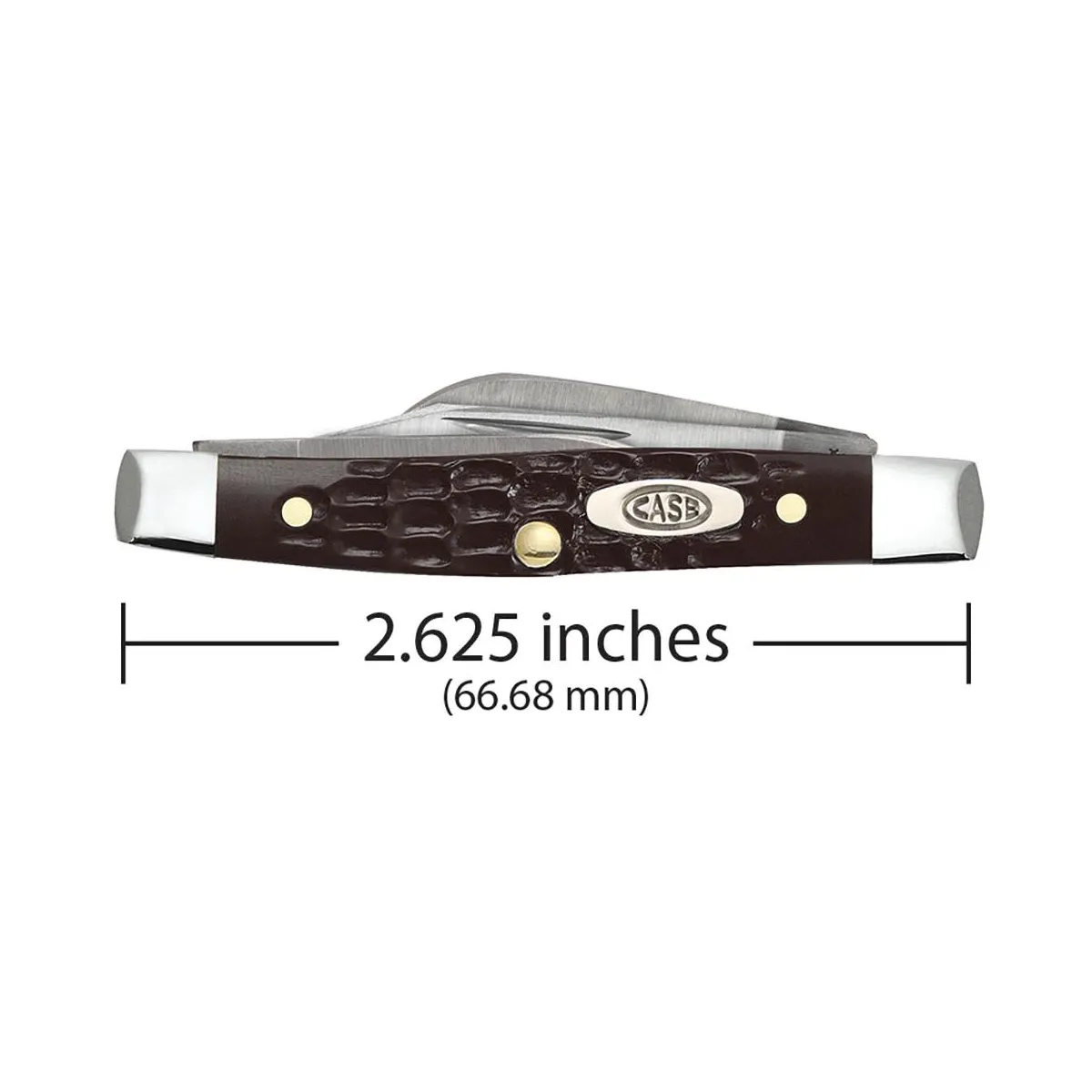 CASE KNIVES BROWN SYNTHETIC SMALL STOCKMAN