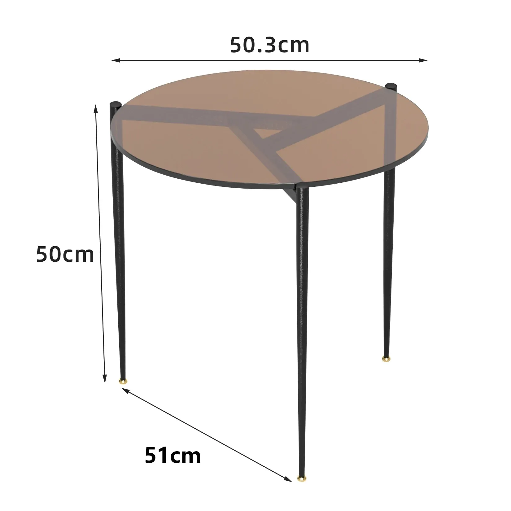 Contemporary Glass Coffee Table Metal Legs