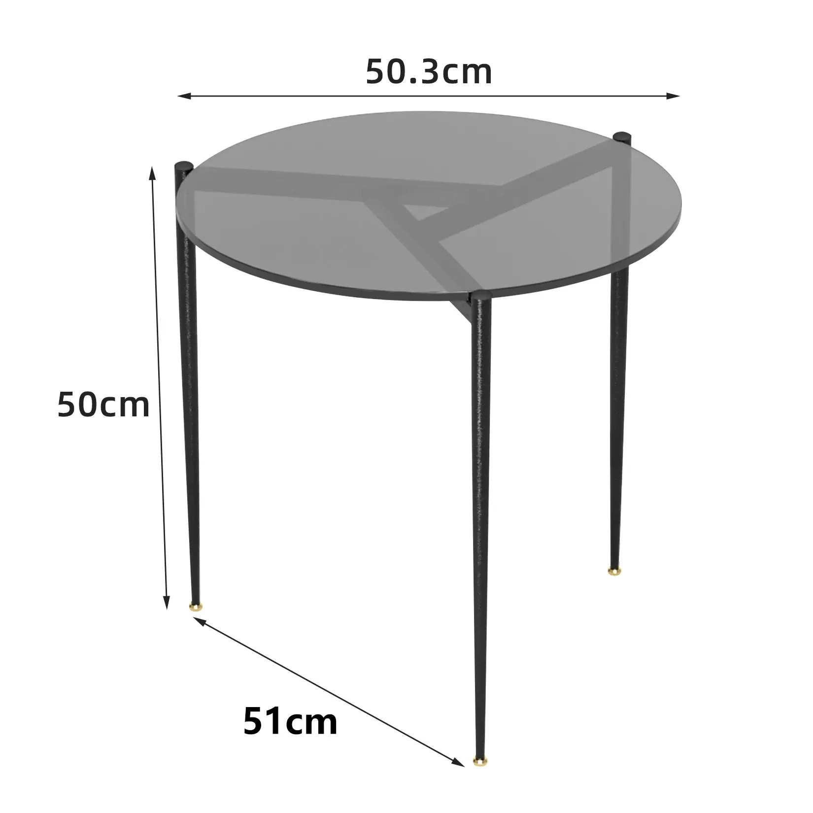 Contemporary Glass Coffee Table Metal Legs