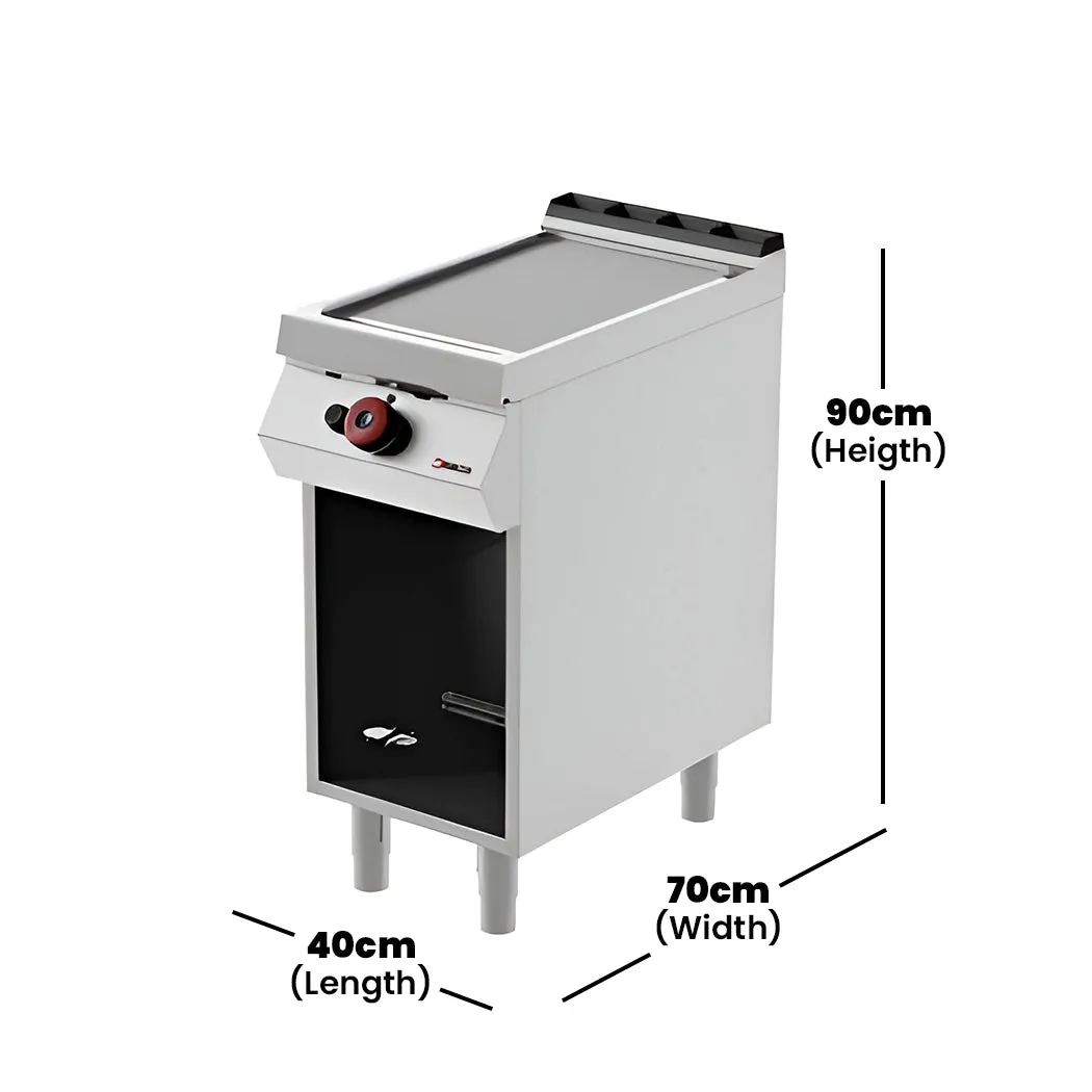 Desco Stainless Steel Gas Grill, 7 kW, 40 x 70 x 90 cm