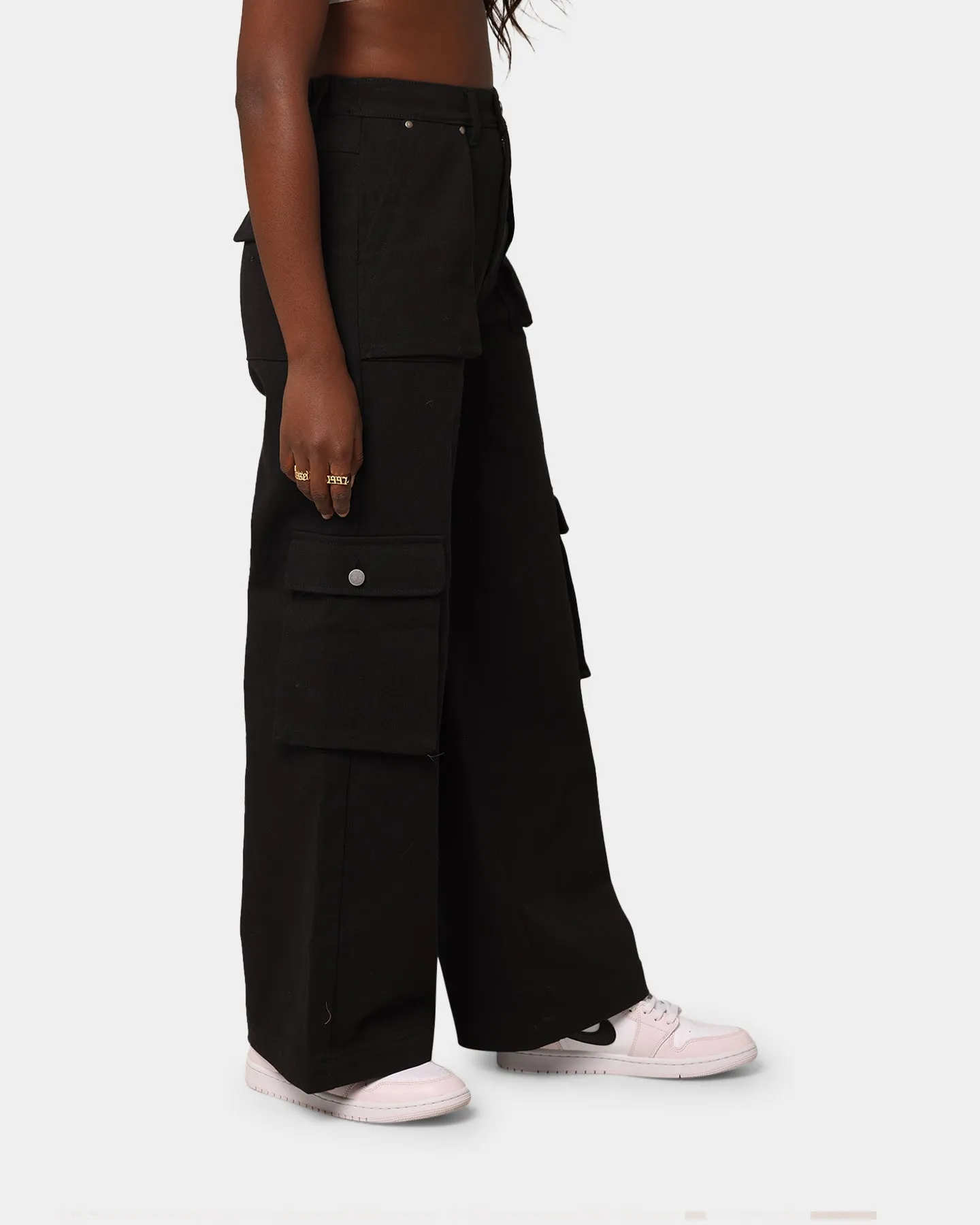 EN ES Women's Survival Wide Leg Pant Black