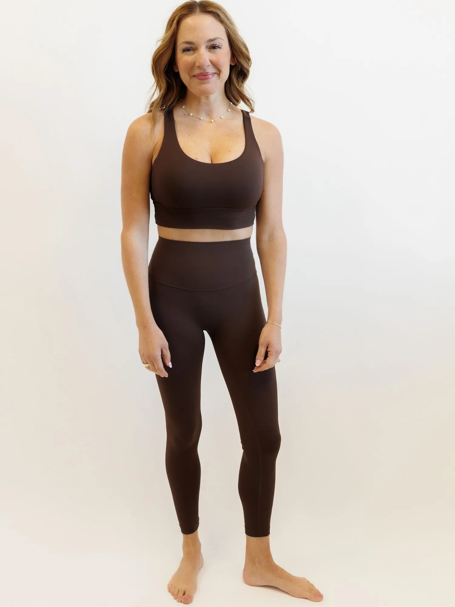 Espresso Brown "Mia" Luxe and Lift High Rise Leggings