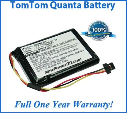 Extended Life Battery For The TomTom Quanta GPS