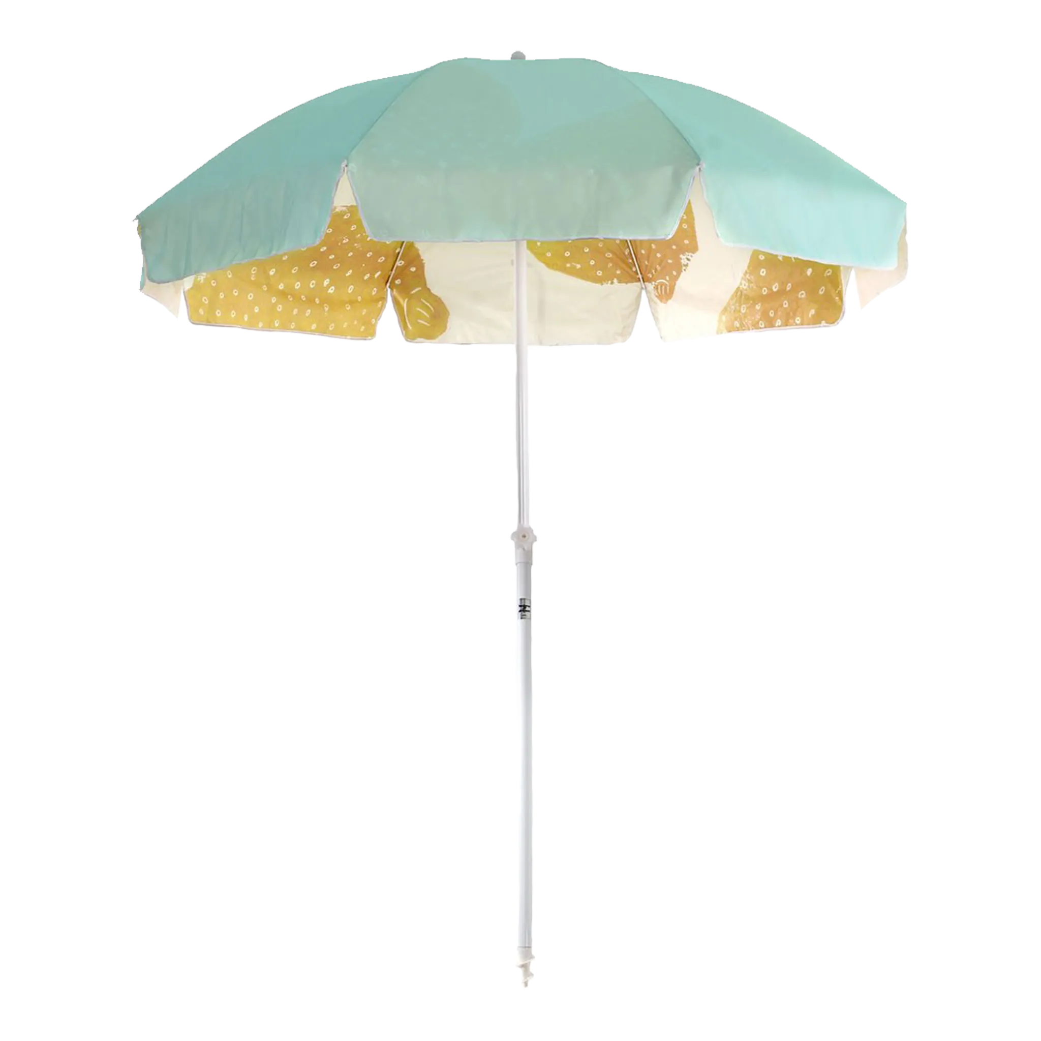 FAMILY BEACH UMBRELLA - GREEN LEMONS