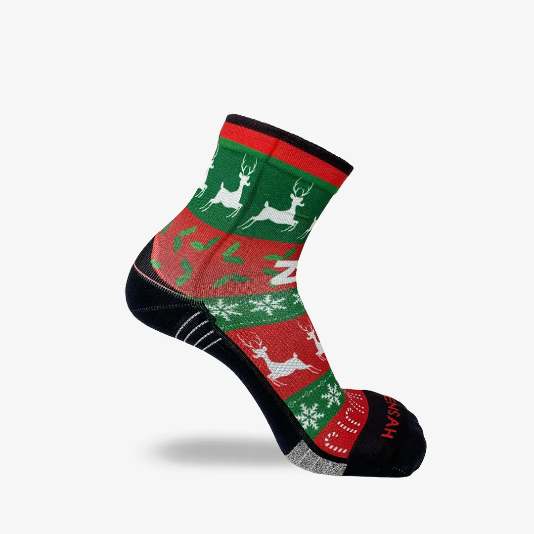 Funky Christmas Sweater Socks (Mini Crew)