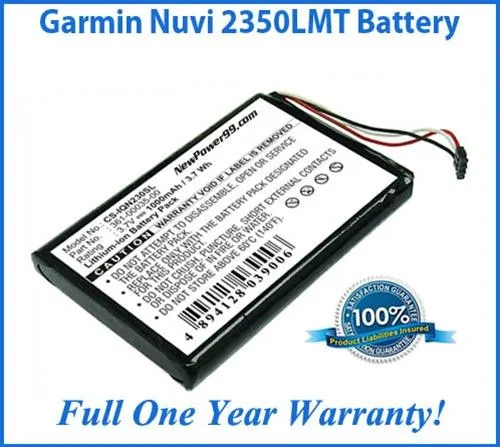 Garmin Nuvi 2350LMT Battery Replacement Kit with Tools, Video Instructions and Extended Life Battery