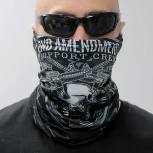 Hot Leathers 2Nd Amendment Support Crew Neck Gaiter Mask