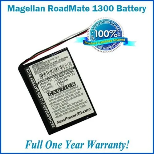 Magellan Roadmate 1300 Battery Replacement Kit with Tools, Video Instructions and Extended Life Battery