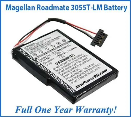 Magellan Roadmate 3055T-LM Battery Replacement Kit with Tools, Video Instructions and Extended Life Battery