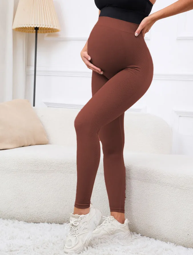 Maternity High-waisted Elastic Quick-drying Leggings