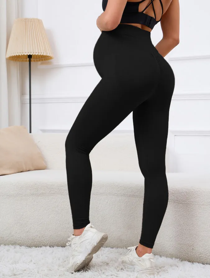 Maternity High-waisted Elastic Quick-drying Leggings