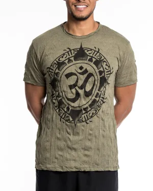 Mens Infinitee Om T-Shirt in Green