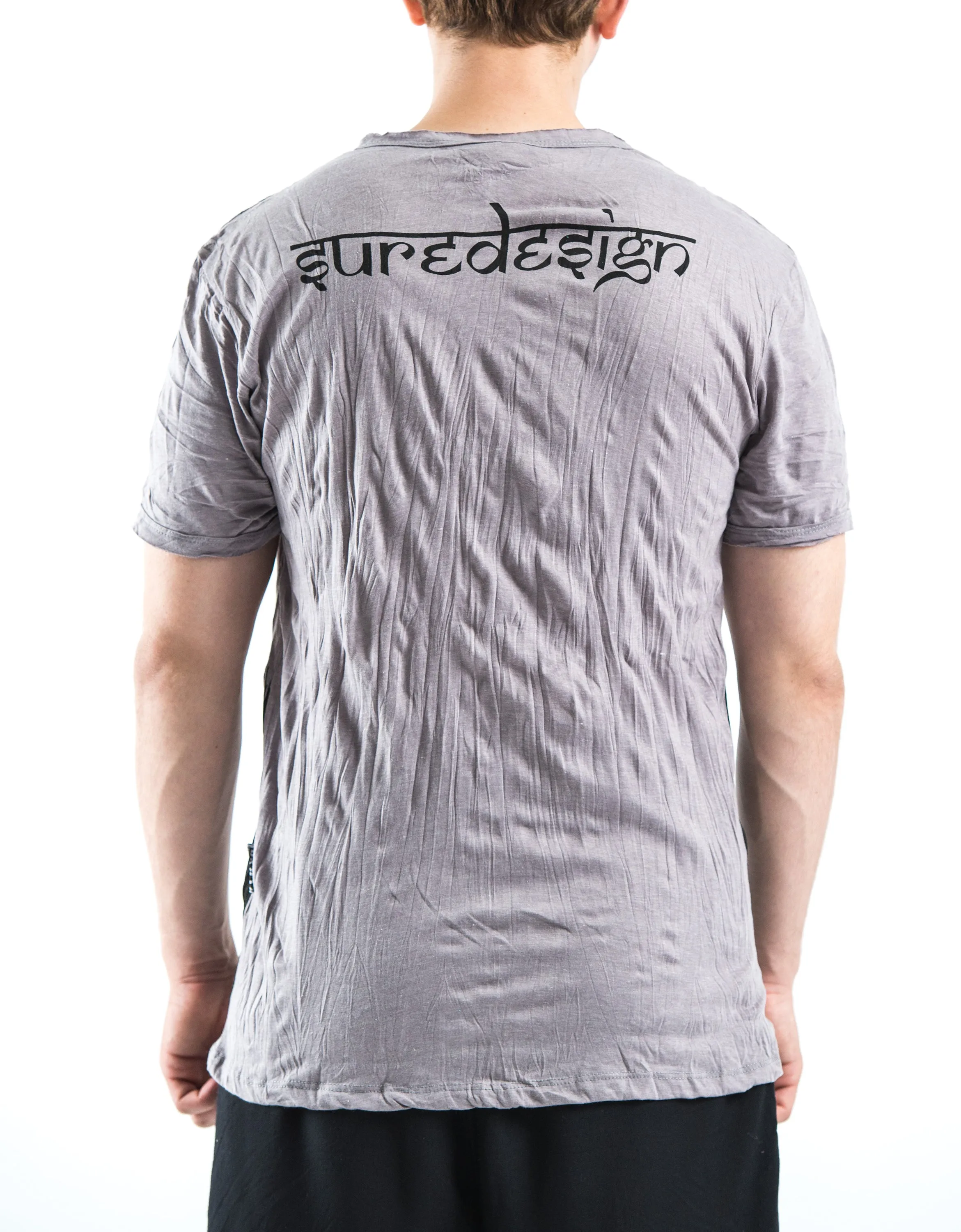 Mens Tree of Life T-Shirt in Gray