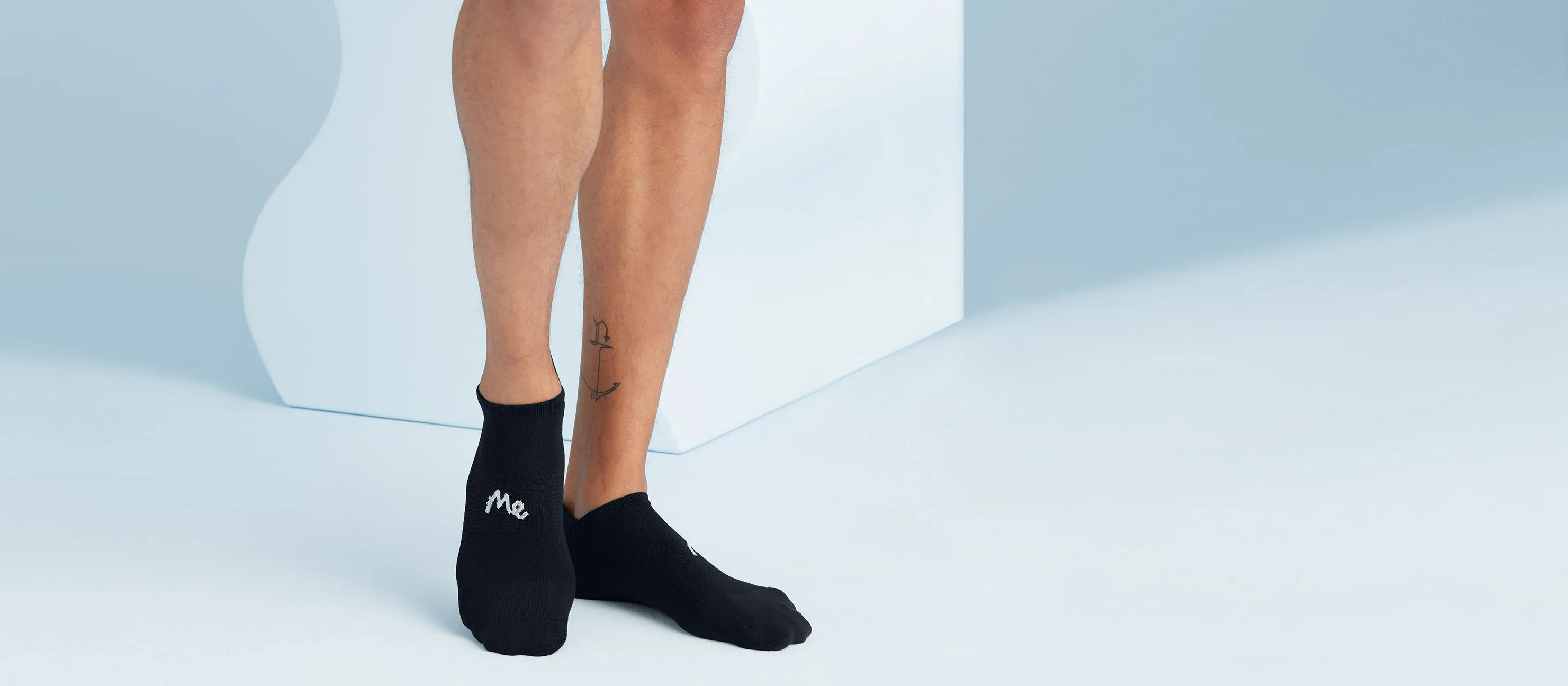 MoveMe Ankle Sock 10-Pack | Black