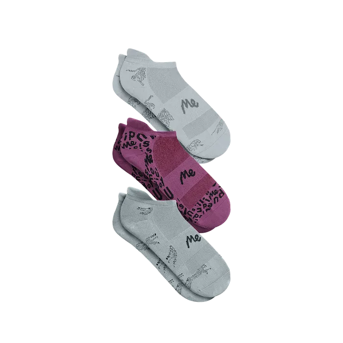MoveMe Ankle Sock 3-Pack | Run With It Pack