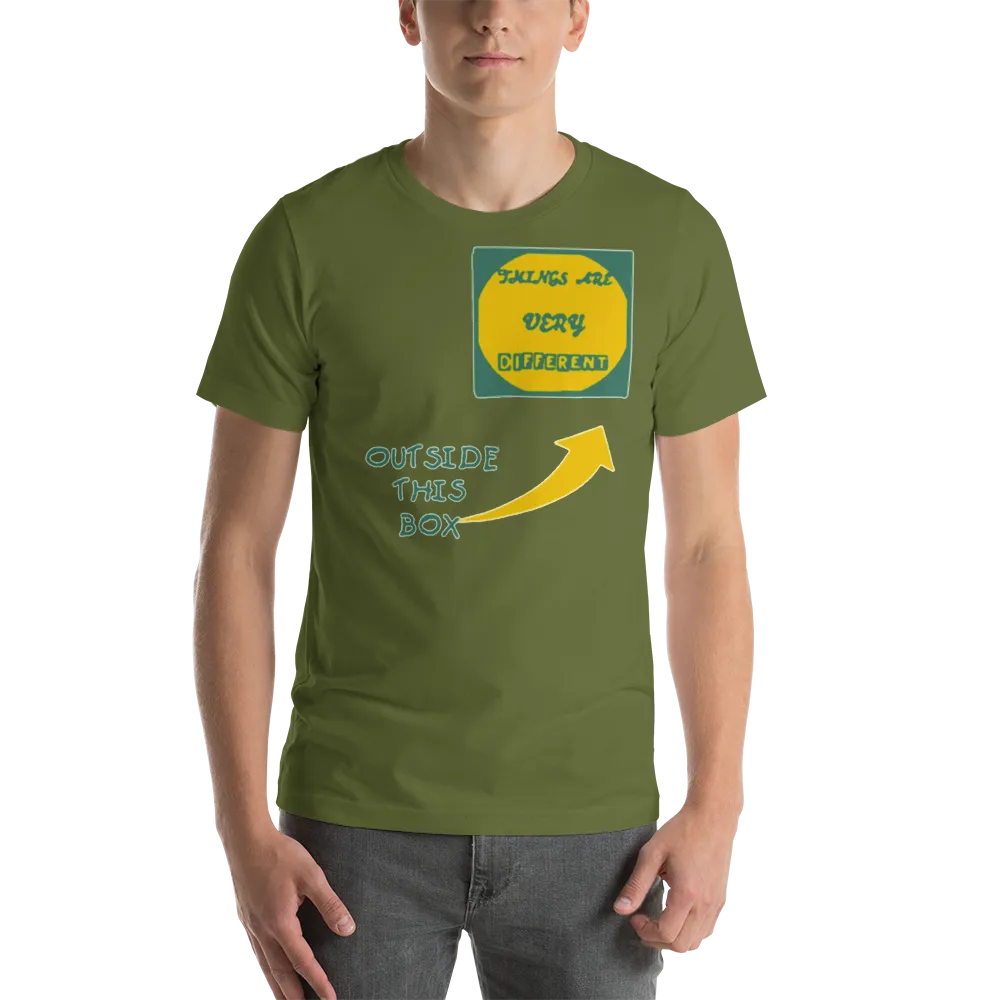 Outside The Box Green Unisex t-shirt