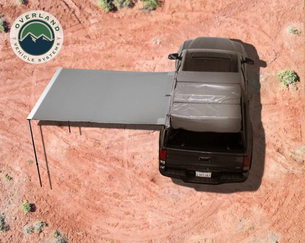 Overland Vehicle Systems Nomadic Awning 2.0 - 6.5' With Black Cover | Universal