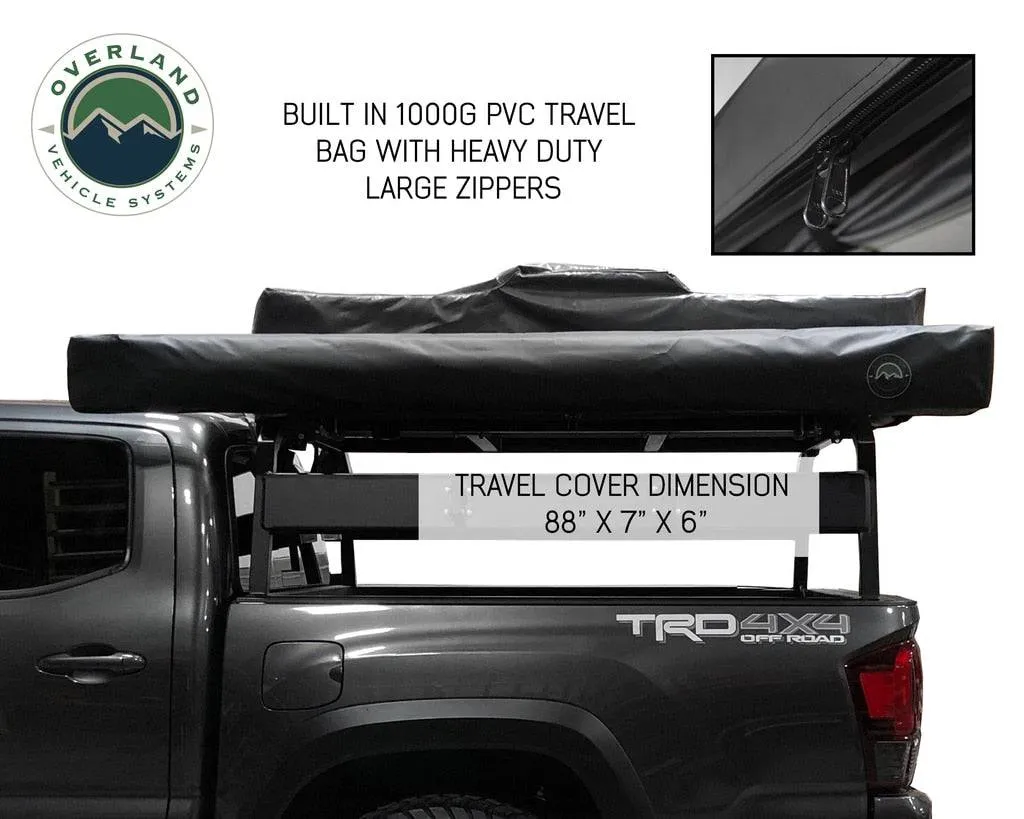 Overland Vehicle Systems Nomadic Awning 2.0 - 6.5' With Black Cover | Universal