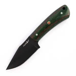 Perkin Hunting Knife With with Leather Sheath Full Tang Fixed Blade Knife Bushcraft Knife Skinning Knife - Bush252