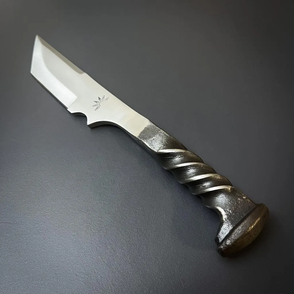 Rail Spike Tanto Knife