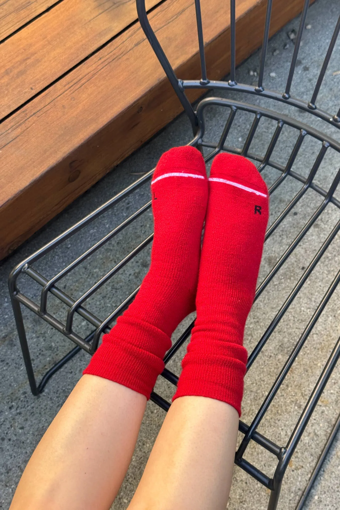 Red Camper Socks
