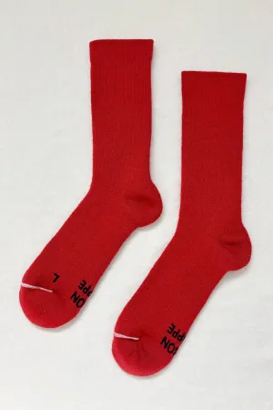 Red Camper Socks