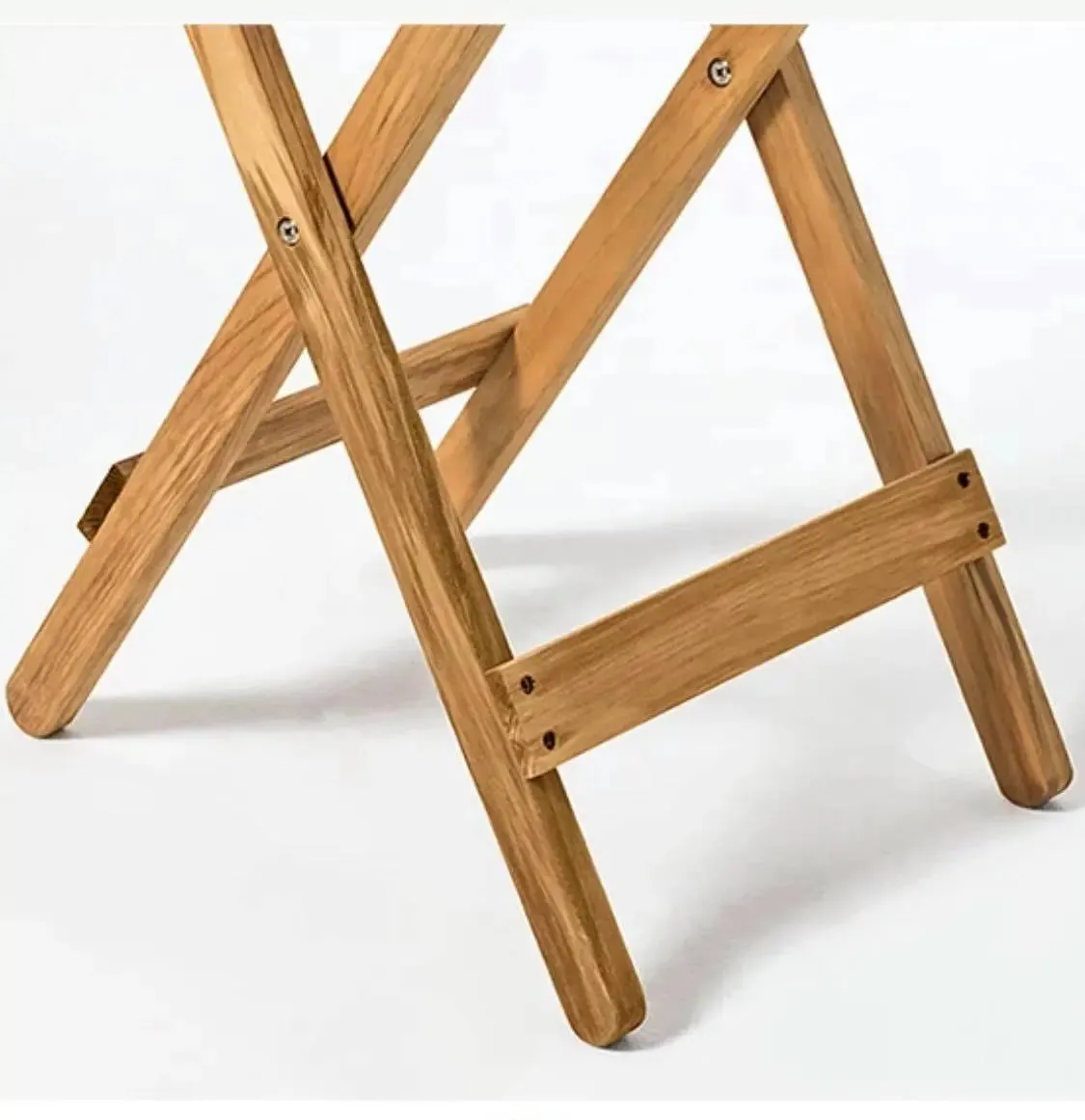 Solid Wooden Square Foldable Table Dining Study Balcony Indoor Outdoor
