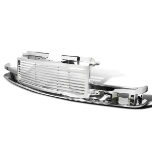Spec-D Grille Chevy S10/Blazer (1998-2004) [Billet Type] Glossy Black or Chrome