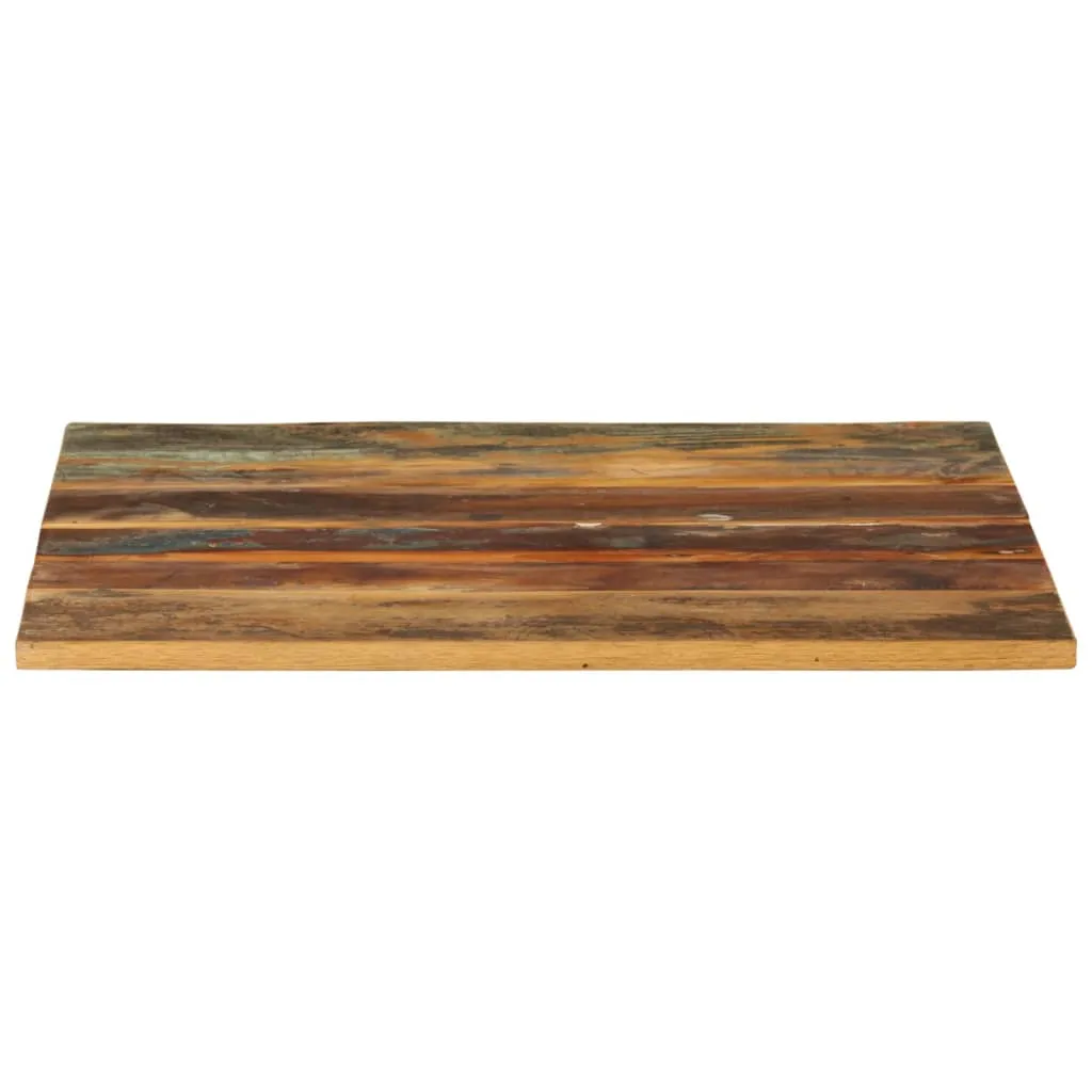Square Table Top 60x60 cm 15-16 mm Solid Reclaimed Wood