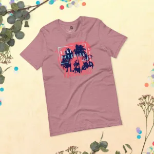 Surf Paradise Hawaii Beach Unisex t-shirt