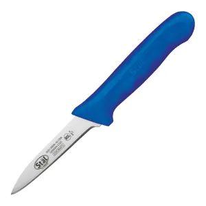 Winco KWP-30U 3-1/4" Paring Knives, Blue PP Handle, 2pcs/pk