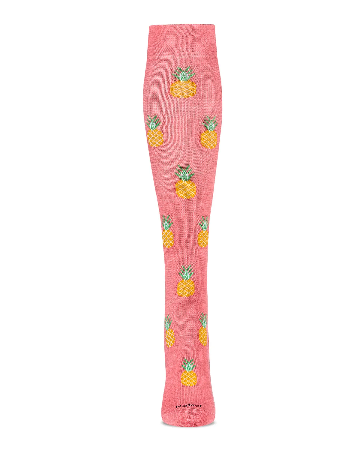 Women's Pineapple Paradise Bamboo Blend 8-15mmHg Graduated Compression Socks
